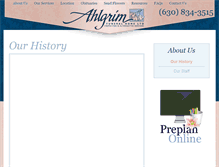 Tablet Screenshot of ahlgrim.com